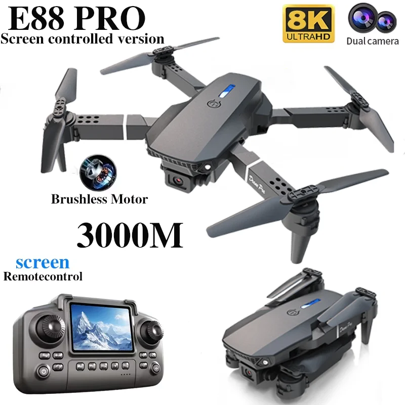 Professional E88 PRO Drone wit - Drone Camera 4K review and price