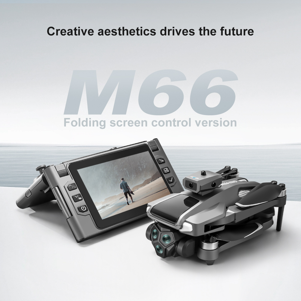 Foldable M66 RC Drone with 4.5 - Drone Camera 4K review and price